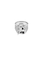 Balenciaga Unisex Chevalier Melrose Ring Silver
