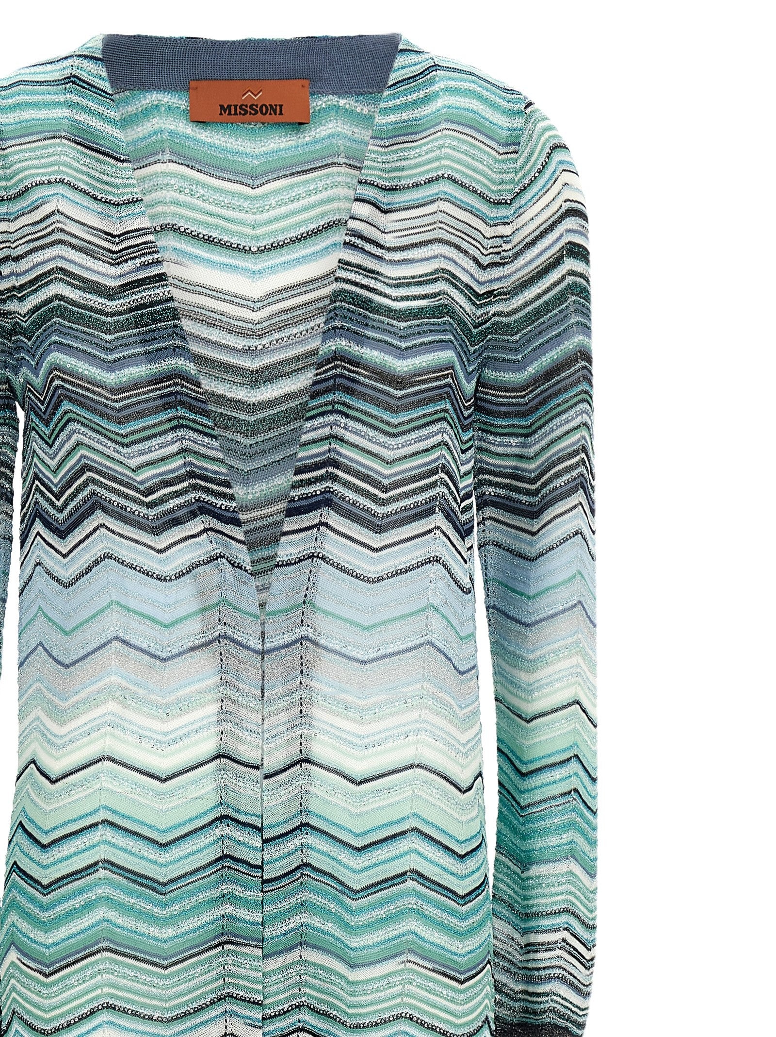 Missoni Chevron Cardigan Gold