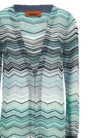 Missoni Chevron Cardigan Gold