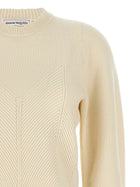 Alexander McQueen Chevron Corset Sweater White, view 3