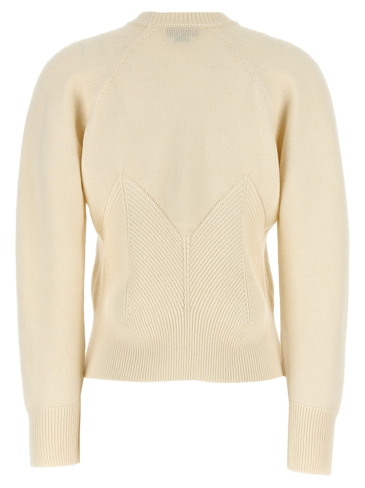 Alexander McQueen Chevron Corset Sweater White, view 2