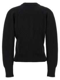 Alexander McQueen Chevron Corset Sweater Black