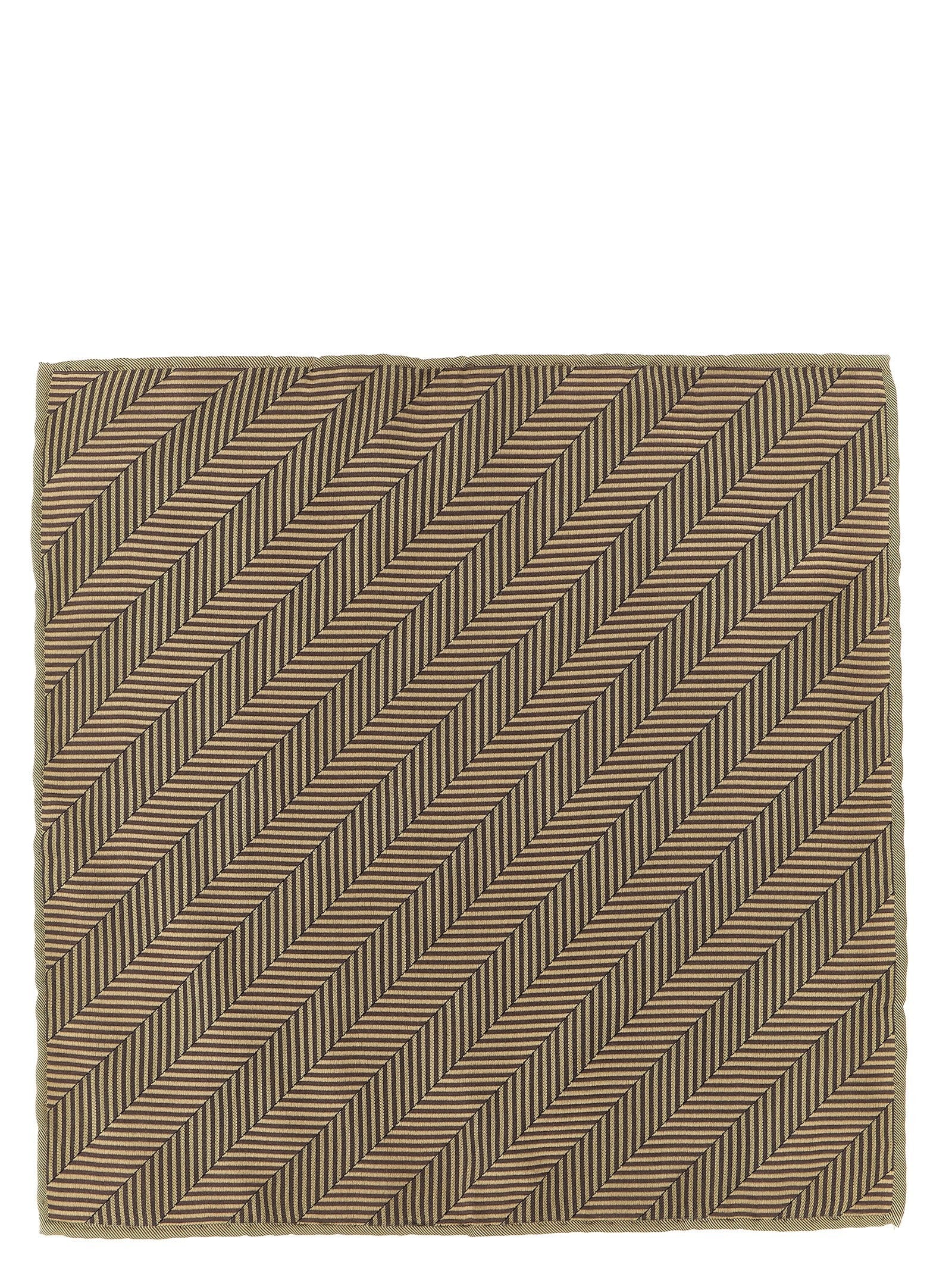 Brunello Cucinelli Chevron Pocket Clutch Beige