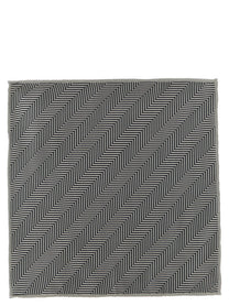 Brunello Cucinelli Chevron Pocket Clutch Grey
