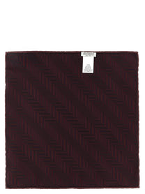 Brunello Cucinelli Chevron Pocket Clutch Red