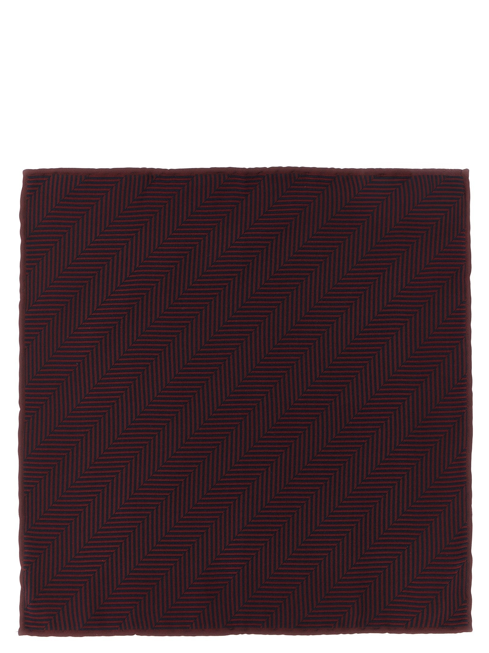 Brunello Cucinelli Chevron Pocket Clutch Red