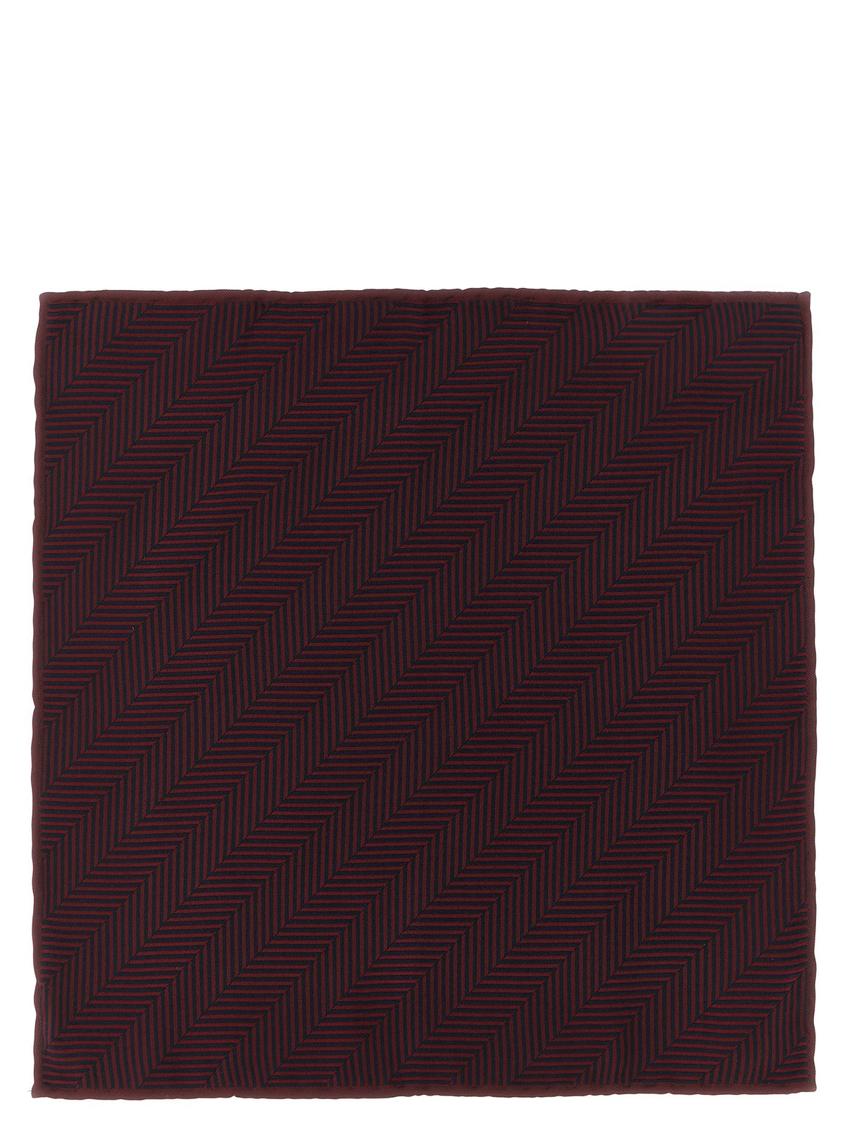 Brunello Cucinelli Chevron Pocket Clutch Red