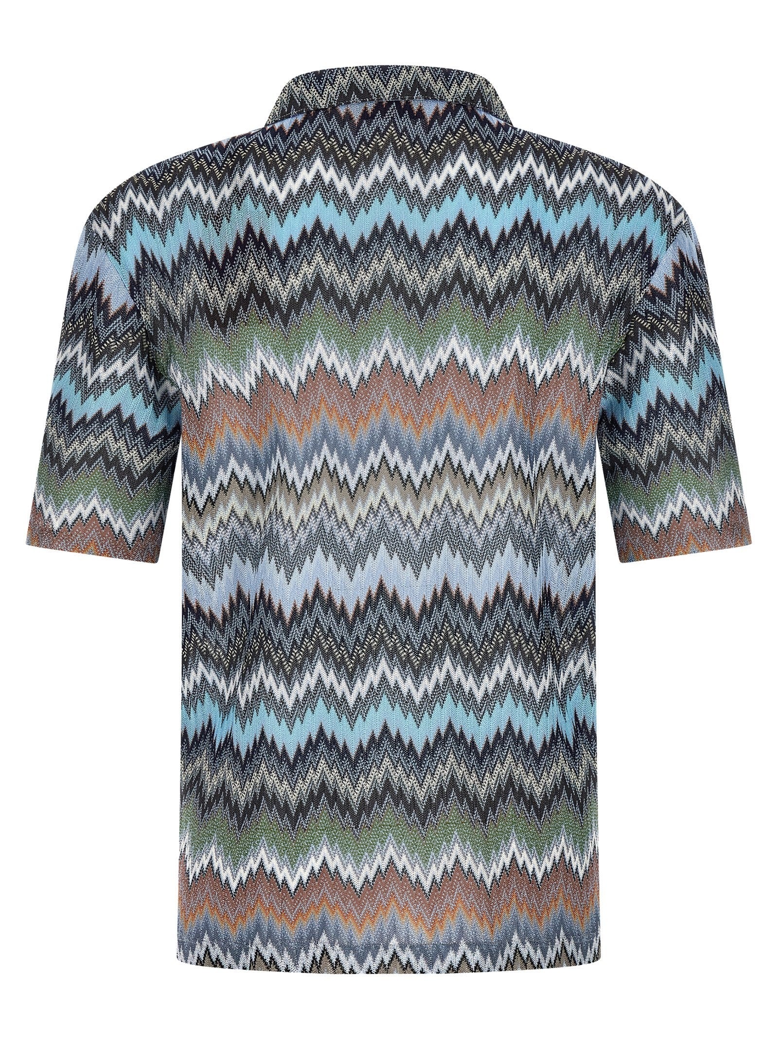 Missoni Chevron Snake Shirt Gold