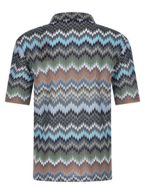 Missoni Chevron Snake Shirt Gold
