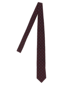 Brunello Cucinelli Chevron Tie Red