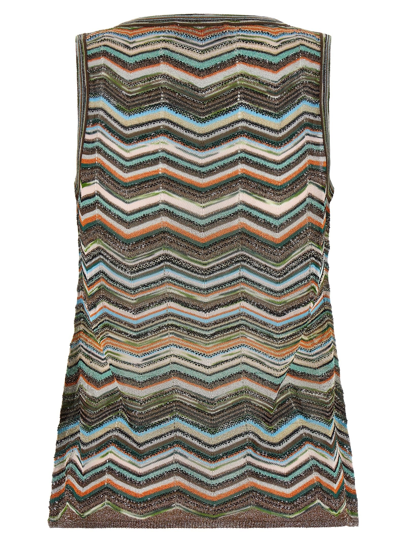 Missoni Chevron Workmanship Top Gold