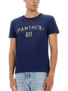 Valentino Men's Chez Valentino Print and Patch Shirt Blue, view 4