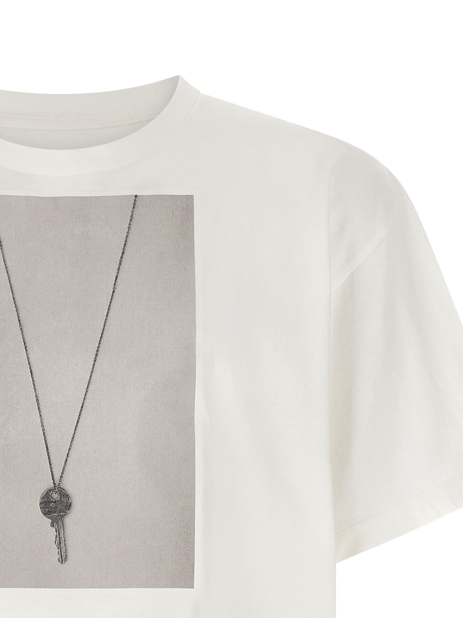 MM6 Maison Margiela Chiave Print Shirt White