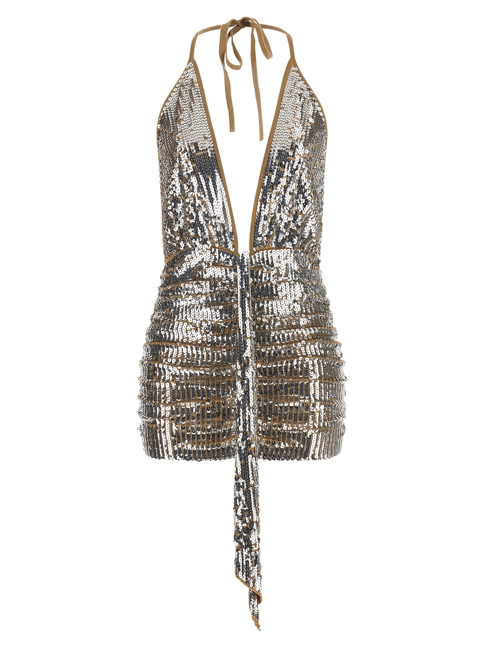 Dsquared2 Chic Night Dress Silver