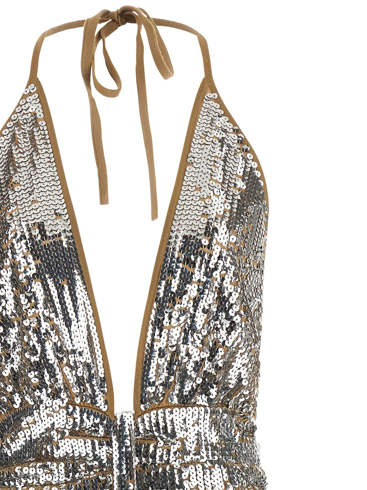 Dsquared2 Chic Night Dress Silver