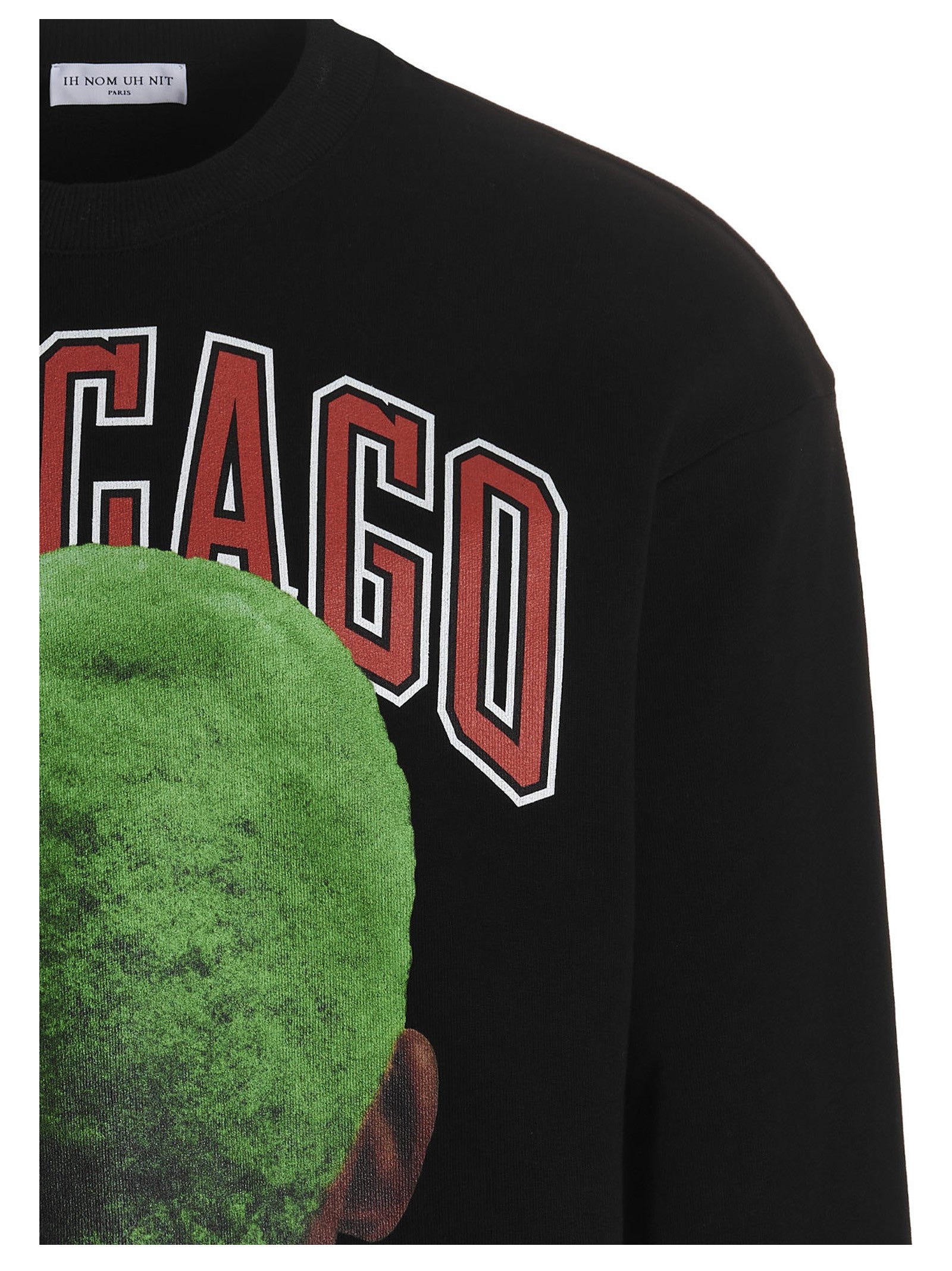 Ih Nom Uh Nit Chicago Player Green Sweatshirt Black
