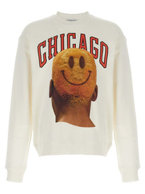 Ih Nom Uh Nit Chicago Smile Sweatshirt White