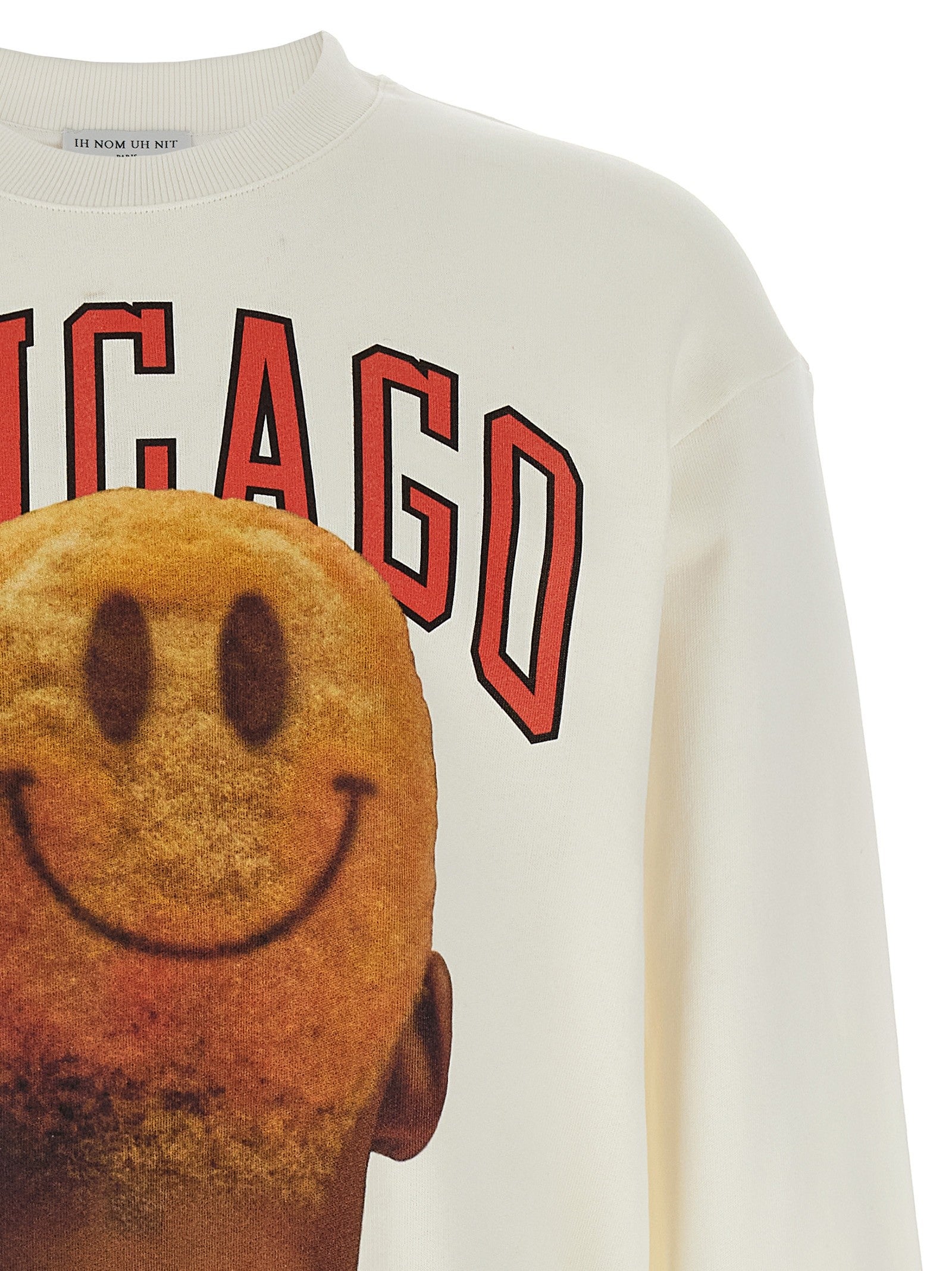 Ih Nom Uh Nit Chicago Smile Sweatshirt White