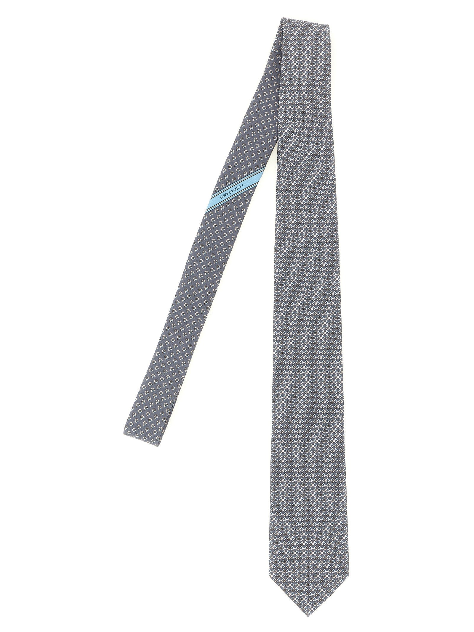 Ferragamo Chicca Tie Grey