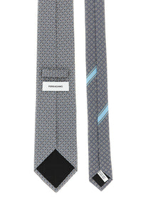 Ferragamo Chicca Tie Grey