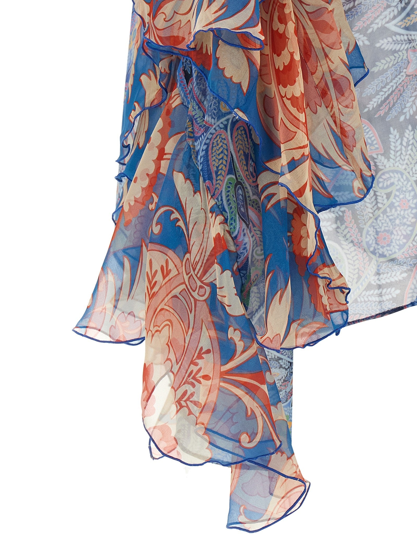 ETRO Chiffon Blouse Blue