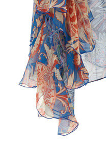 ETRO Chiffon Blouse Blue