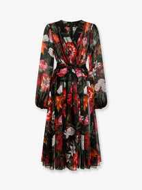 Dolce &amp; Gabbana Women's Chiffon Dress Black