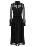 Dolce &amp; Gabbana Chiffon Dress Black