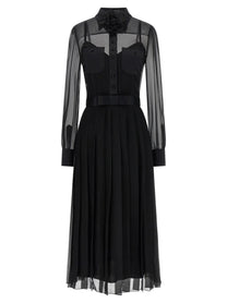 Dolce &amp; Gabbana Chiffon Dress Black