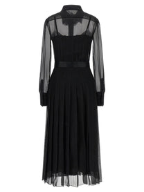 Dolce &amp; Gabbana Chiffon Dress Black