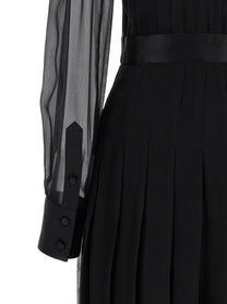 Dolce &amp; Gabbana Chiffon Dress Black