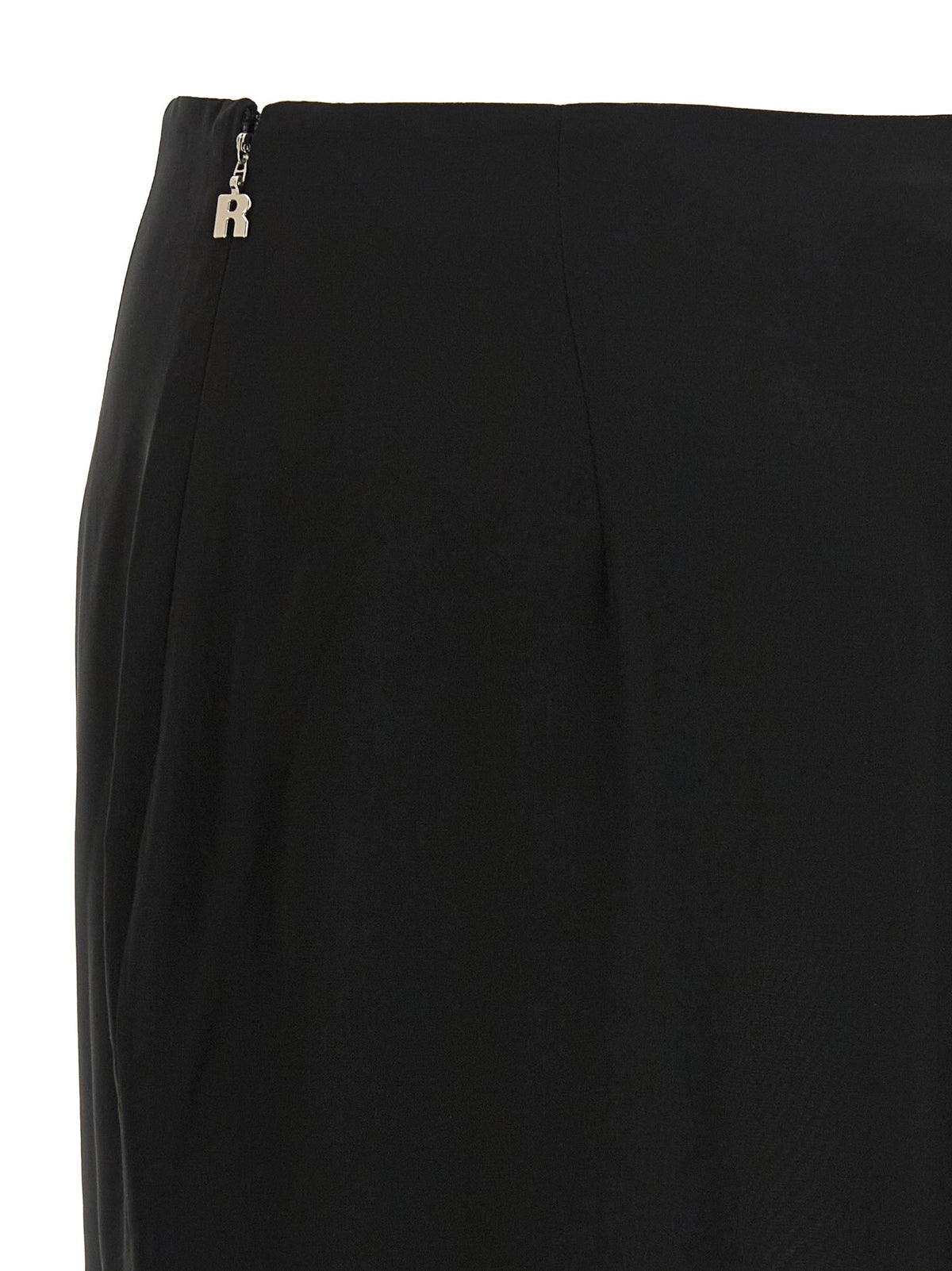 ROTATE Birger Christensen Chiffon Flounces Skirt Black