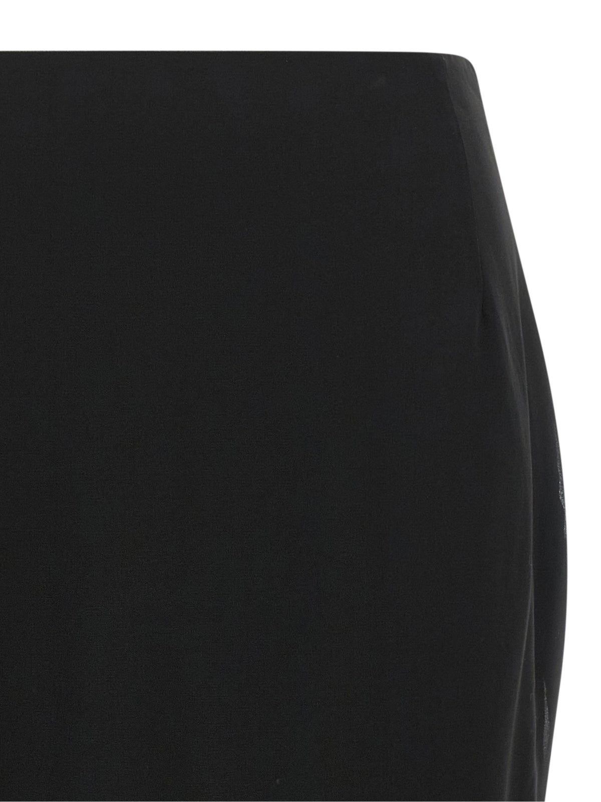 ROTATE Birger Christensen Chiffon Flounces Skirt Black