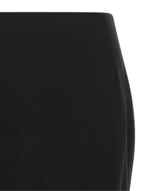 ROTATE Birger Christensen Chiffon Flounces Skirt Black