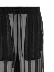 Dolce &amp; Gabbana Chiffon Pants Black
