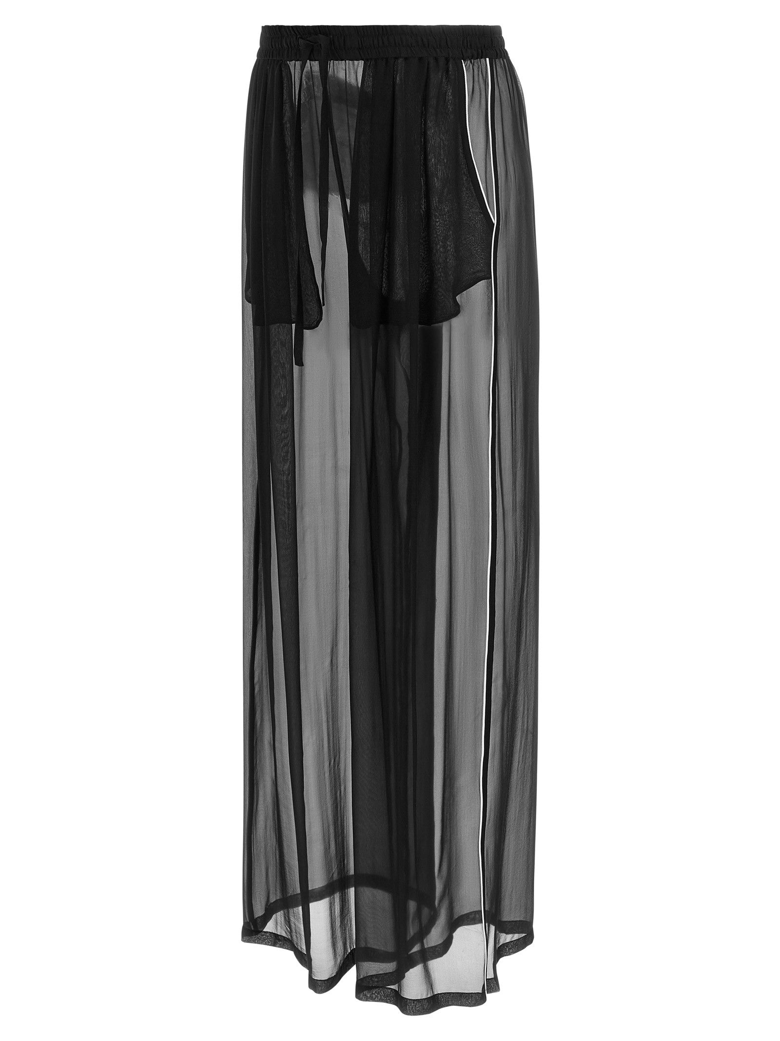 Dolce &amp; Gabbana Chiffon Pants Black