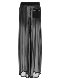 Dolce &amp; Gabbana Chiffon Pants Black