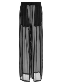 Dolce &amp; Gabbana Chiffon Pants Black