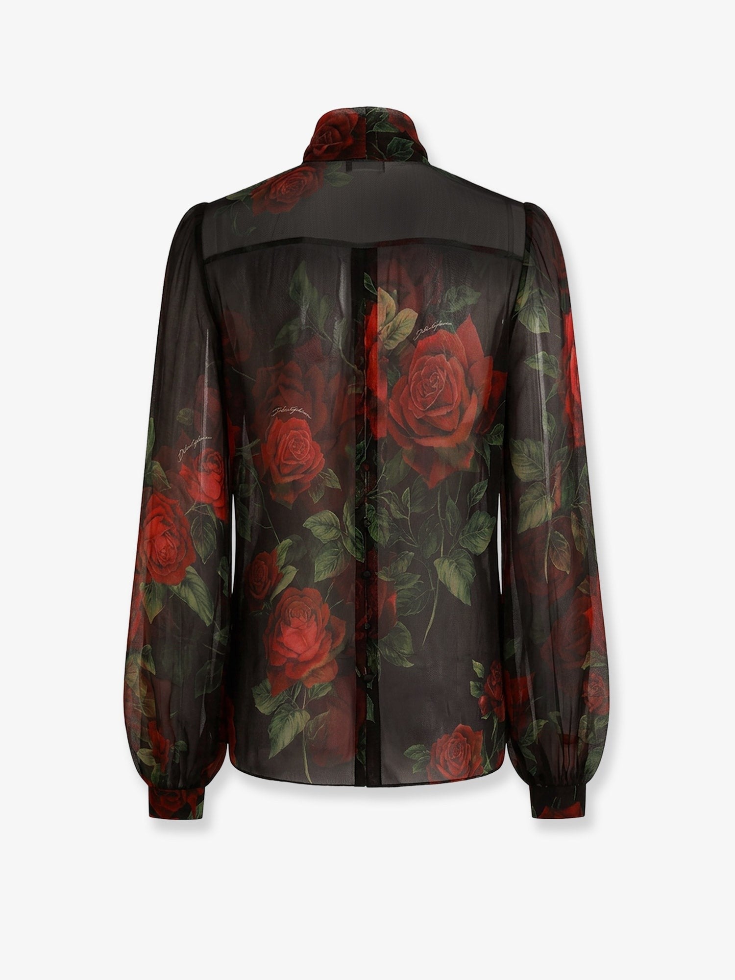 Dolce &amp; Gabbana Women's Chiffon Shirt Black