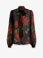 Dolce &amp; Gabbana Women's Chiffon Shirt Black