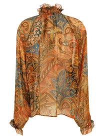 ETRO Chiffon Shirt Gold
