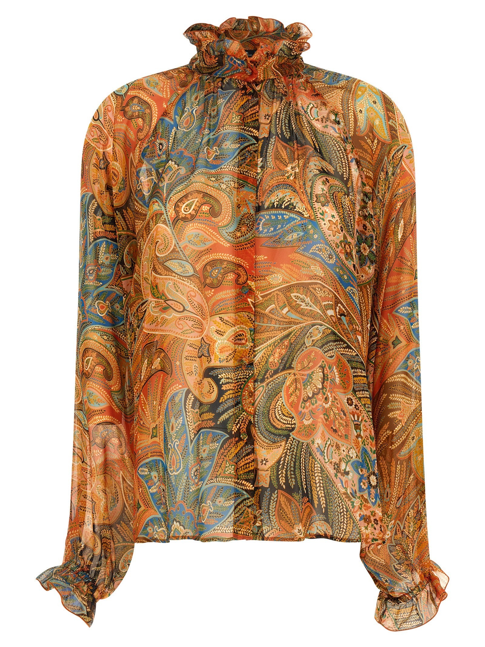 ETRO Chiffon Shirt Gold