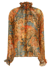ETRO Chiffon Shirt Gold