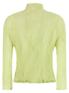 ISSEY MIYAKE Chiffon Twist Cardigan Green, view 2