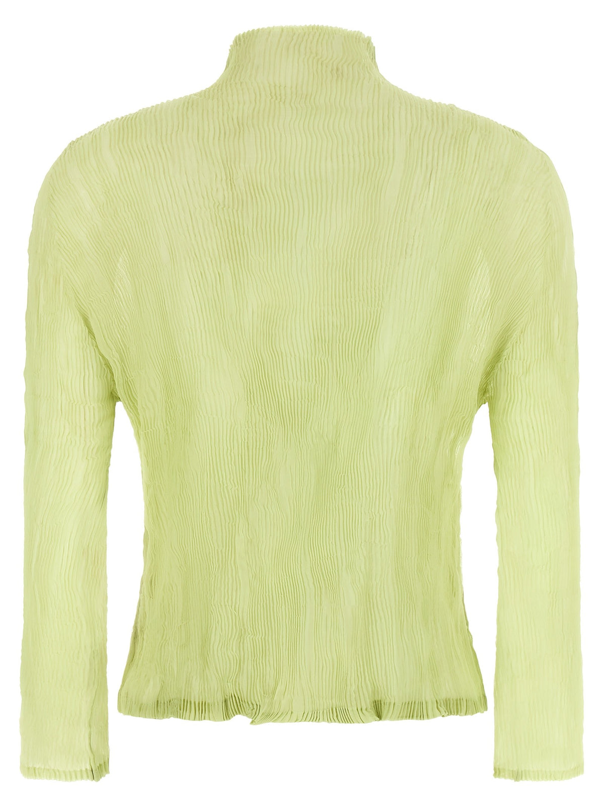 ISSEY MIYAKE Chiffon Twist Cardigan Green