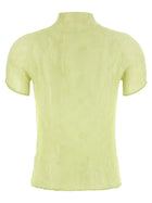 ISSEY MIYAKE Chiffon Twist Top Green, view 2