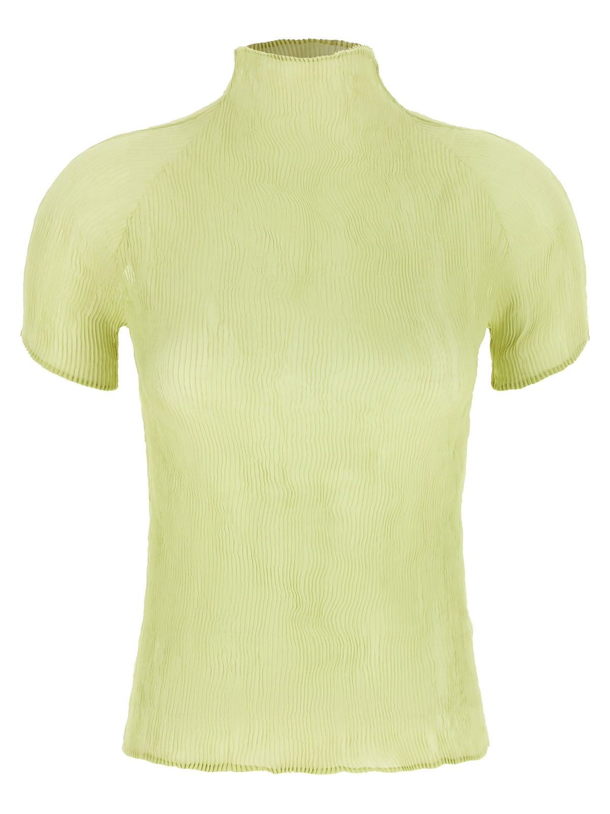 ISSEY MIYAKE Chiffon Twist Top Green