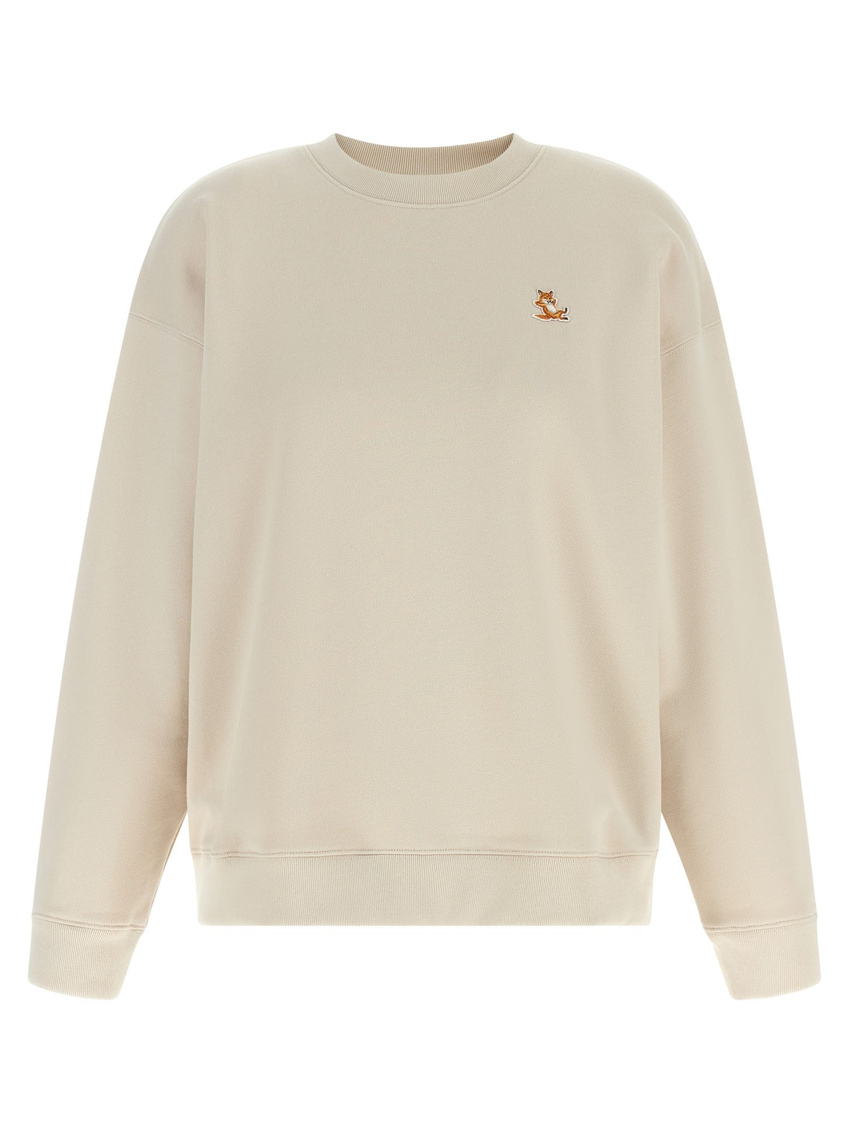 Maison Kitsuné Chillax Fox Sweatshirt Beige