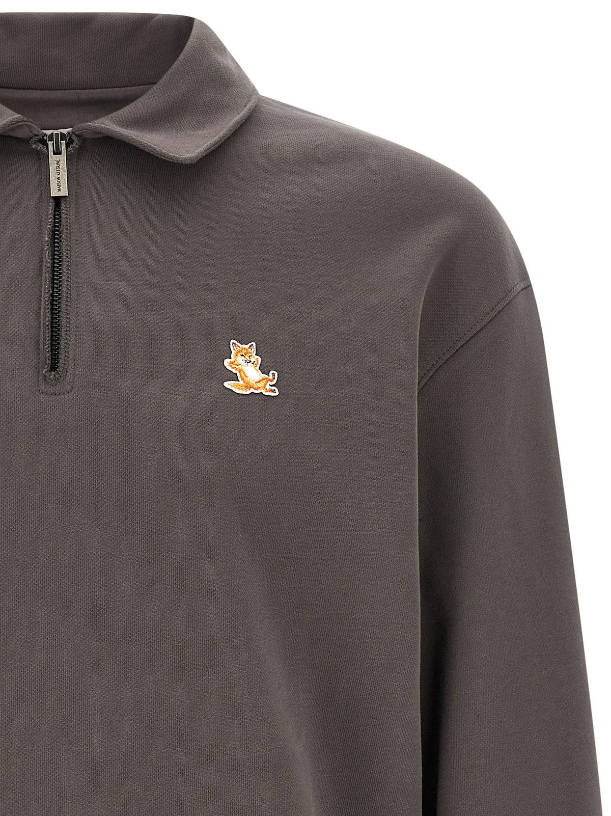 Maison Kitsuné Chillax Fox Sweatshirt Grey, view 3