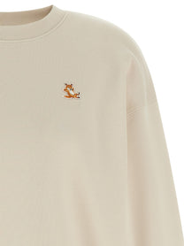 Maison Kitsuné Chillax Fox Sweatshirt Beige